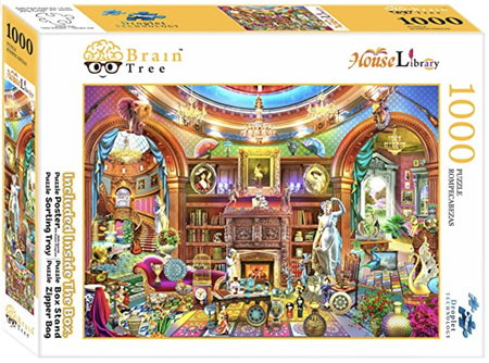 Braintree 1000 Piece Jigsaw Puzzle: House Library