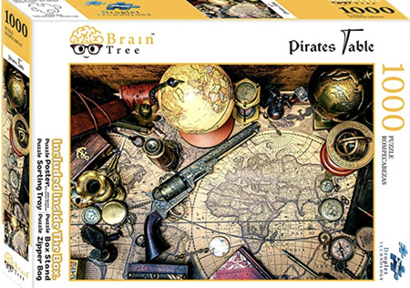 Braintree 1000 Piece Jigsaw Puzzle: Pirates Table