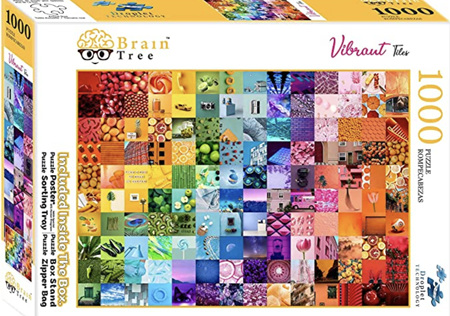 Braintree 1000 Piece Jigsaw Puzzle: Vibrant Tiles