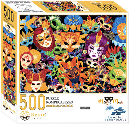 Braintree 500 Piece Jigsaw Puzzle: Magic Mask