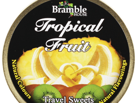 BRAMBLE TROPICAL FRUIT TRAVEL SWEETS 200G