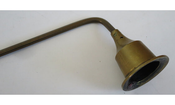 Brass candle snuffer