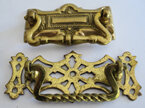 Brass drawer handle