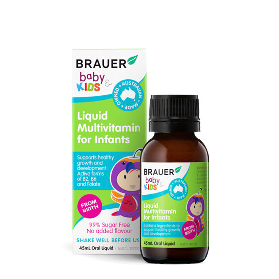 Brauer Baby & Kids Liquid Multivitamins 45ml
