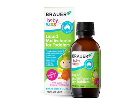 Brauer Baby & Kids Liquid Multivitamins for Toddlers 100ml