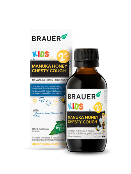 Brauer Kids Manuka Honey Chesty Cough 100ml