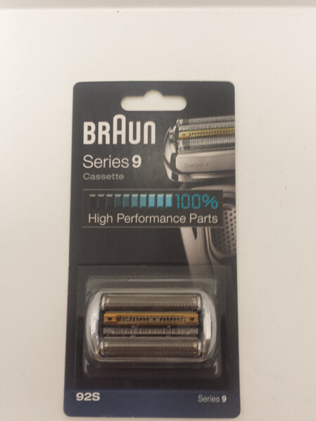 Braun 92S and 92M now use 94M  SHAVER HEAD CASSETTE SERIES 9