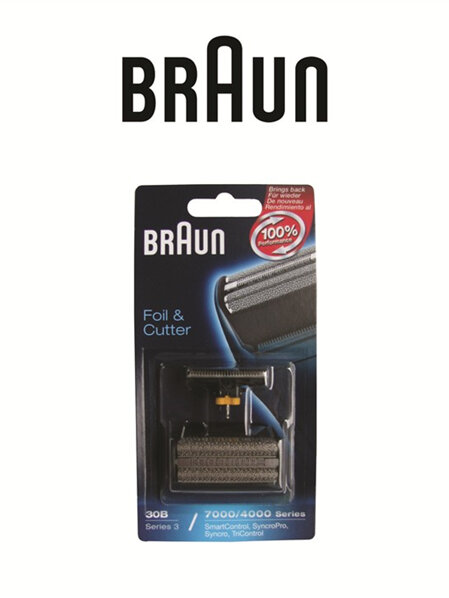 Braun Replacement Foil and Cutter - SyncroPro, Syncro, TriControl