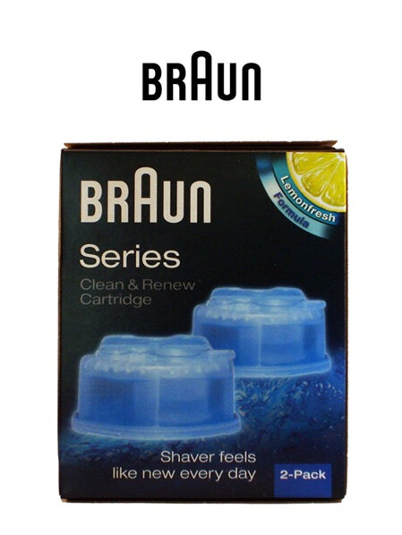 Braun Shaver Clean and Renew 2pk