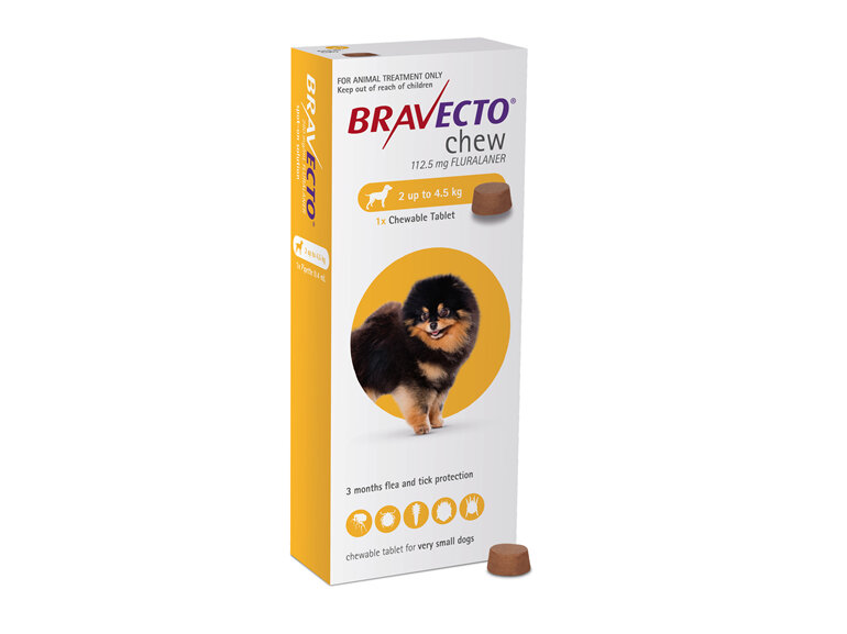 Bravecto chew for dogs - treats fleas and ticks