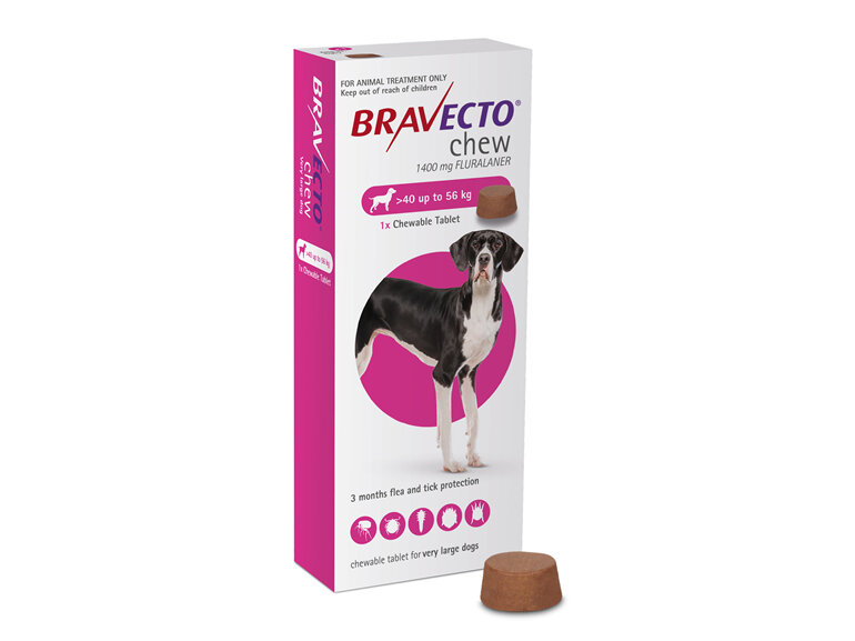 Bravecto chew for dogs - treats fleas and ticks