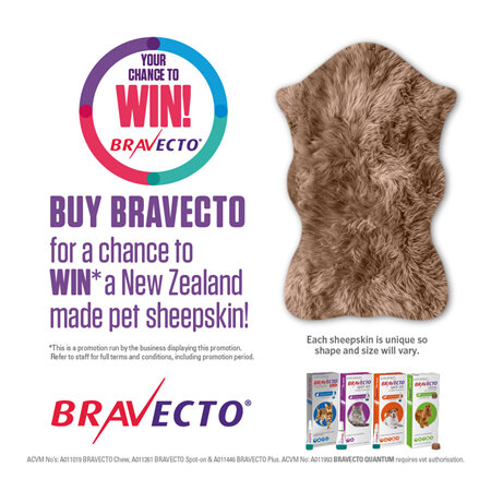 Bravecto Sheepskin promo