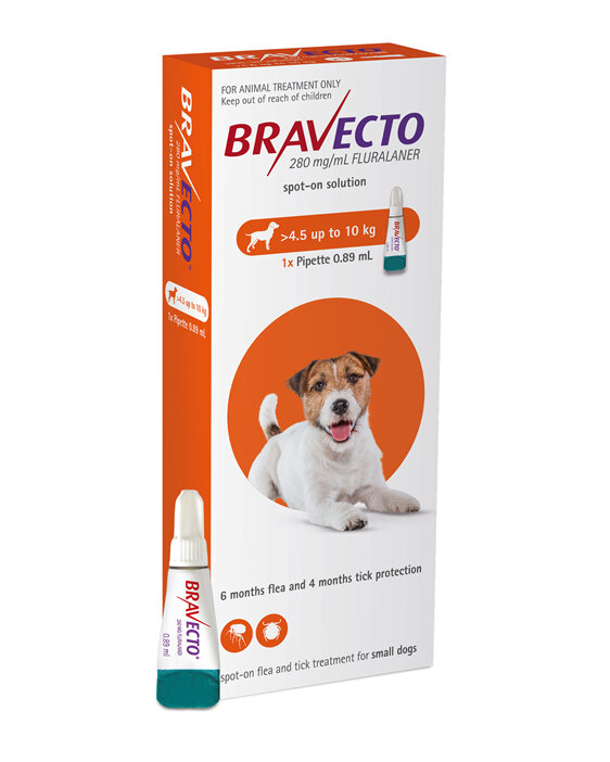 Bravecto spot-on for dogs - treats fleas and ticks