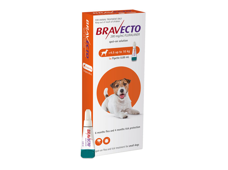 Bravecto spot-on for dogs - treats fleas and ticks