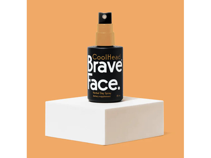 BraveFace CoolHead Day Spray 45ml anxiety stress relief