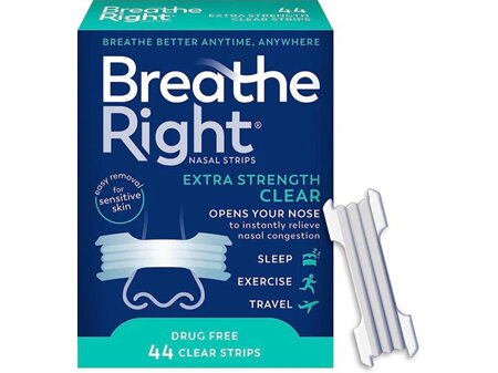 BREATHE RIGHT Clear X/Str 44pk