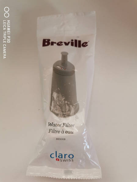 Breville COFFER MAKER CLARIS SWISS WATER FILTER PART BES008WHT0N