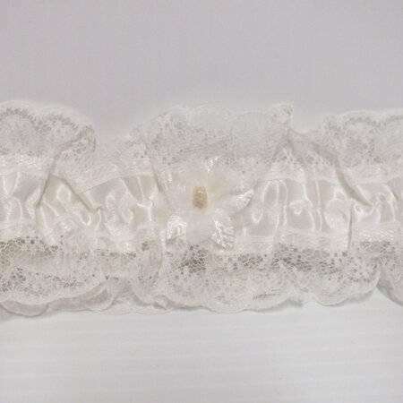 Bridal Garter  White  3 styles 0614
