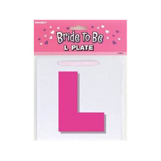 Bride to be L Plate