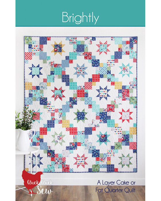 Brightly Quilt Pattern from Cluck Cluck Sew