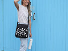 Brill everyday handbag - Marimekko black and white