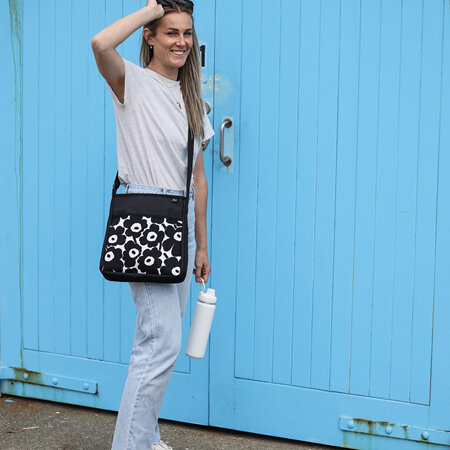 Brill everyday handbag - Marimekko black/white