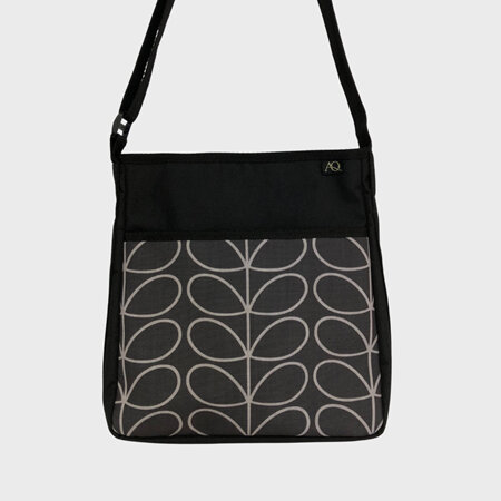 Brill everyday handbag - ZIP closure - Orla Kiely stem grey