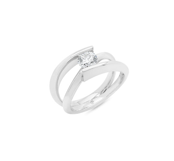 Brilliant Cut Engagement Ring - Infinity