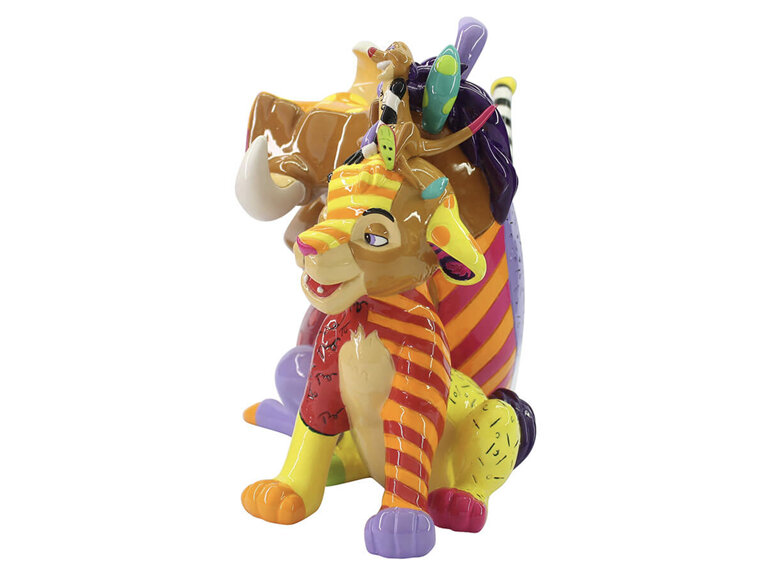 Britto by Disney The Lion King Simba, Pumbaa and Timon Figurine