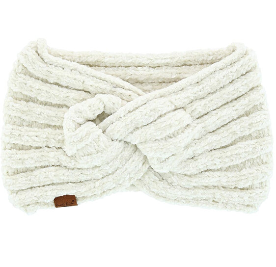 Britts Knits Beyond Soft Chenille Headwarmer Oat