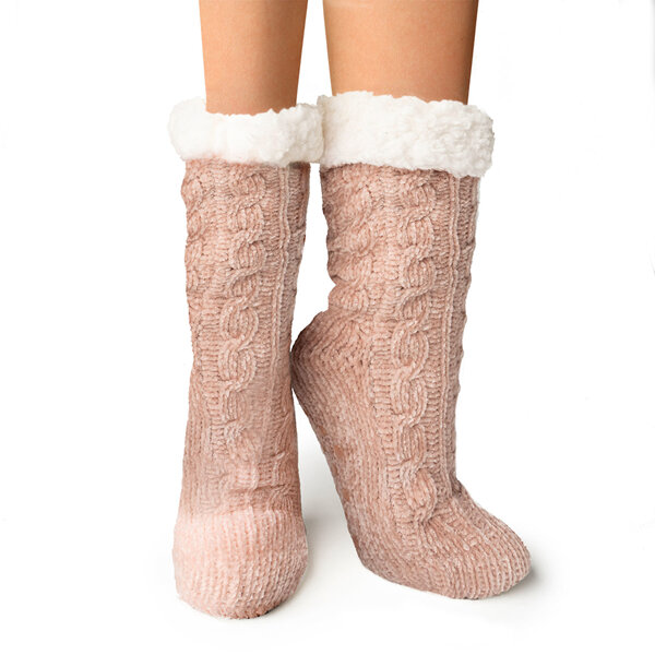 Britts Knits Beyond Soft Chenille Socks Pink