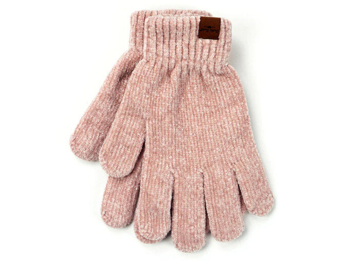 Britts Knits Classic beyond  Soft Gloves Blush warm winter ladies
