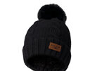 Britts Knits Cozy Classic Pom Pom Hat Black warm winter beanie