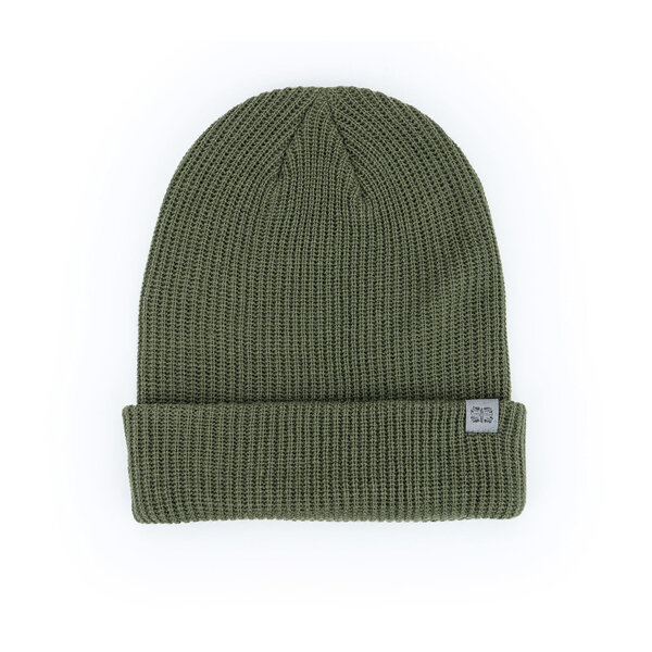Britts Knits Craftsman Beanie Olive Green