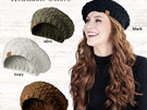 Britts Knits Everyday Crochet Lightweight Beret Olive Green