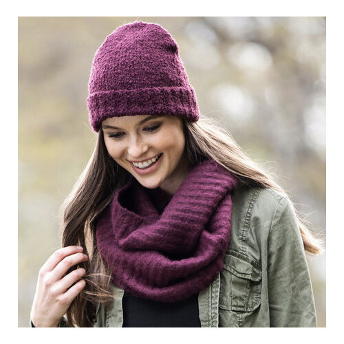 Britts Knits Infinity Scarf Wine