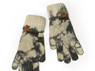 Britts Knits Mantra Tie Dye Knit Gloves Green ladies warm winter