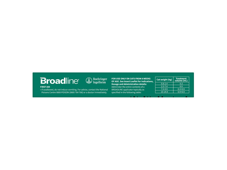 BROADLINE Spot-On Solution for Cats 2.5-7.4 kg - single pack