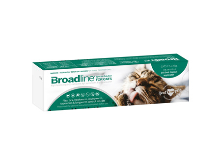 BROADLINE Spot-On Solution for Cats 2.5-7.4 kg - single pack