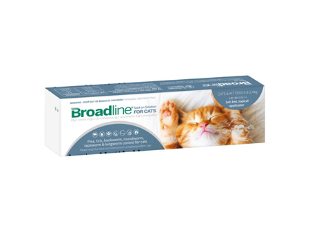 BROADLINE Spot-on Solution for Small Cats & Kittens 0.8-2.4 kg - single pack