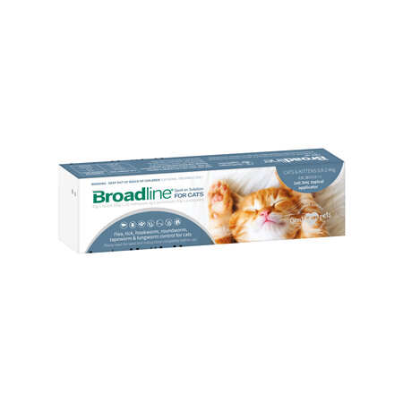 BROADLINE Spot-on Solution for Small Cats & Kittens 0.8-2.4 kg - single pack