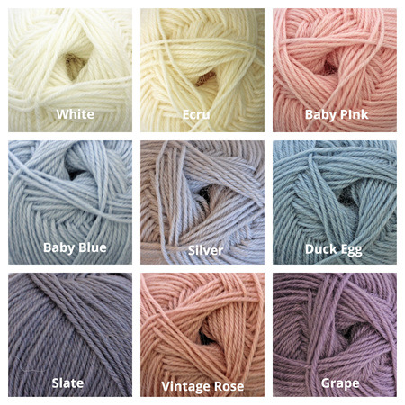 Broadway Yarns: Purely Baby 4 Ply
