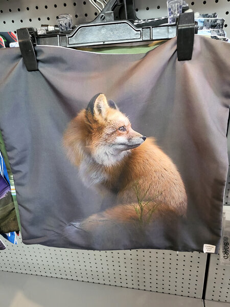 Brown fox cushion cover 45x45cm