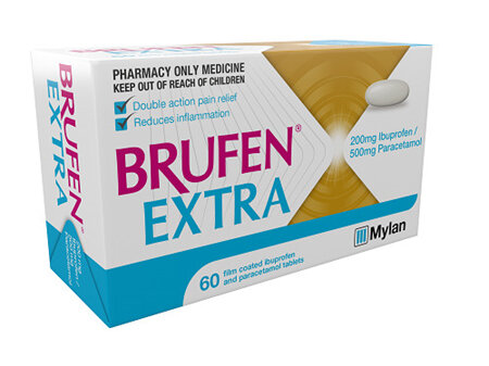 Brufen Extra 200/500mg Ibup/Par 60s