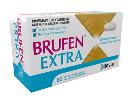 Brufen Extra 200/500mg Ibup/Par 60s