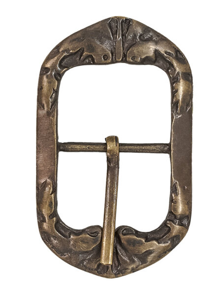 Buckle 23 - Medieval Fantasy Antique Brass Belt