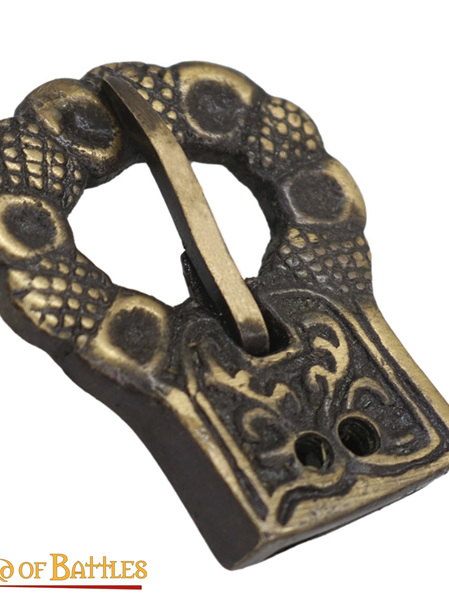 Buckle 8 - Brass Medieval Belt Buckle