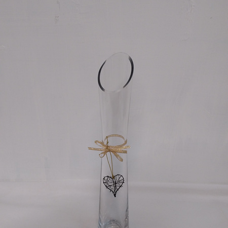 Bud vase glass G0427