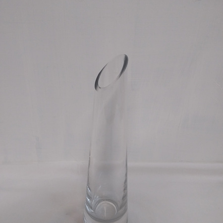 Bud vase glass tapered G8416