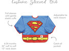 Bumkins Costume Sleeved Bib Superman
